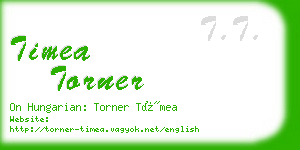 timea torner business card